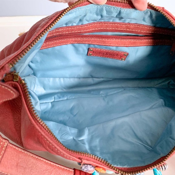 Kate Landry Beaded Leather Hobo Bag - Picture 5 of 7